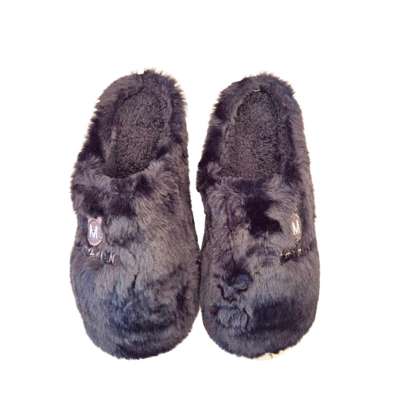 MPROPIA - Pantufla Hombre Zapato Descanso Peluche Suela Confortable 0632