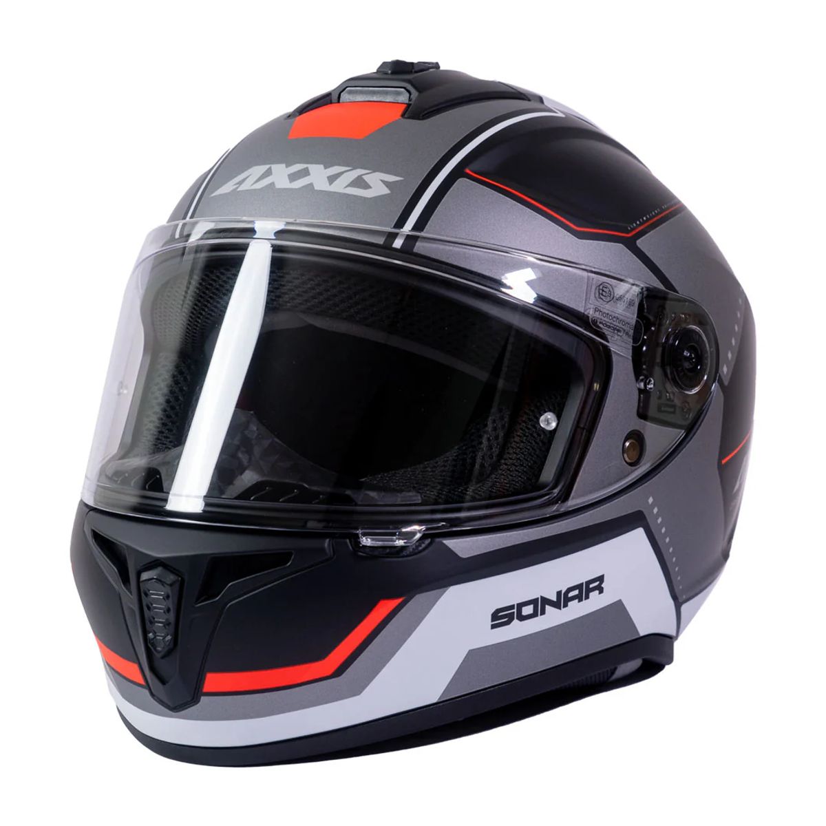 AXXIS - Casco Axxis Draken S Sonar Rojo Fluor Mate