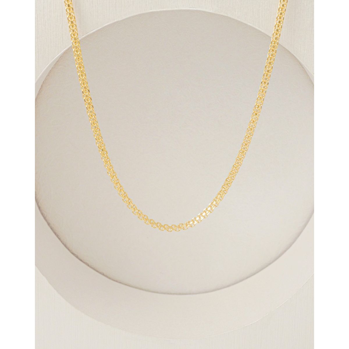 GENERICO - cadena tejido chino oro laminado 18k