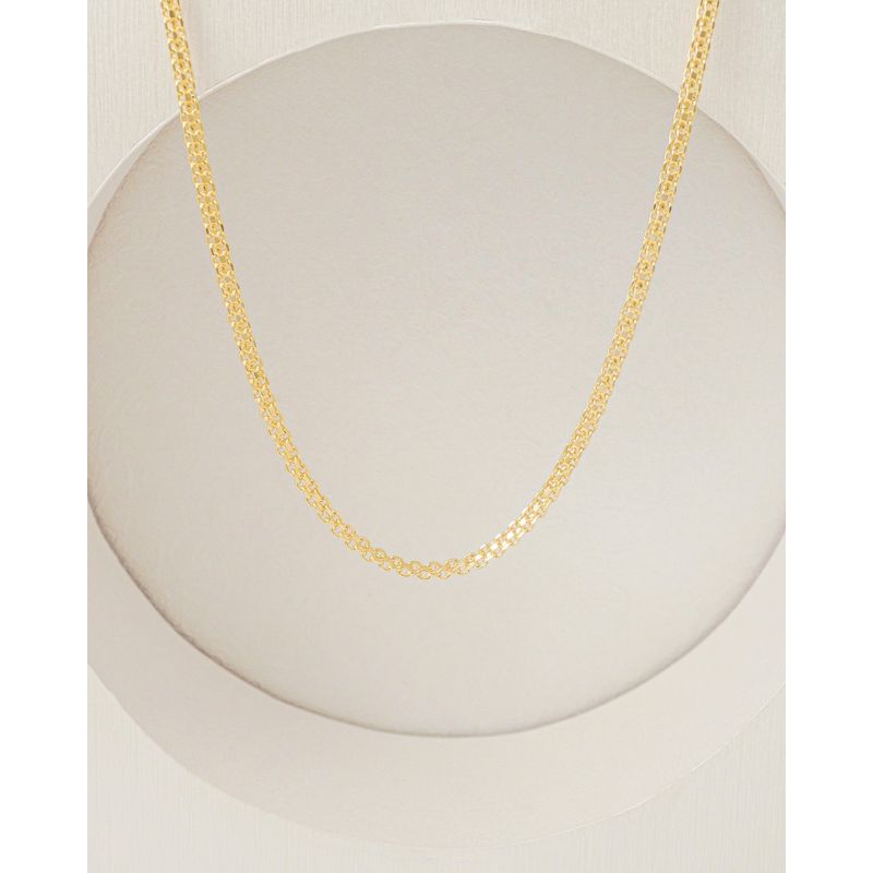 GENERICO - cadena tejido chino oro laminado 18k