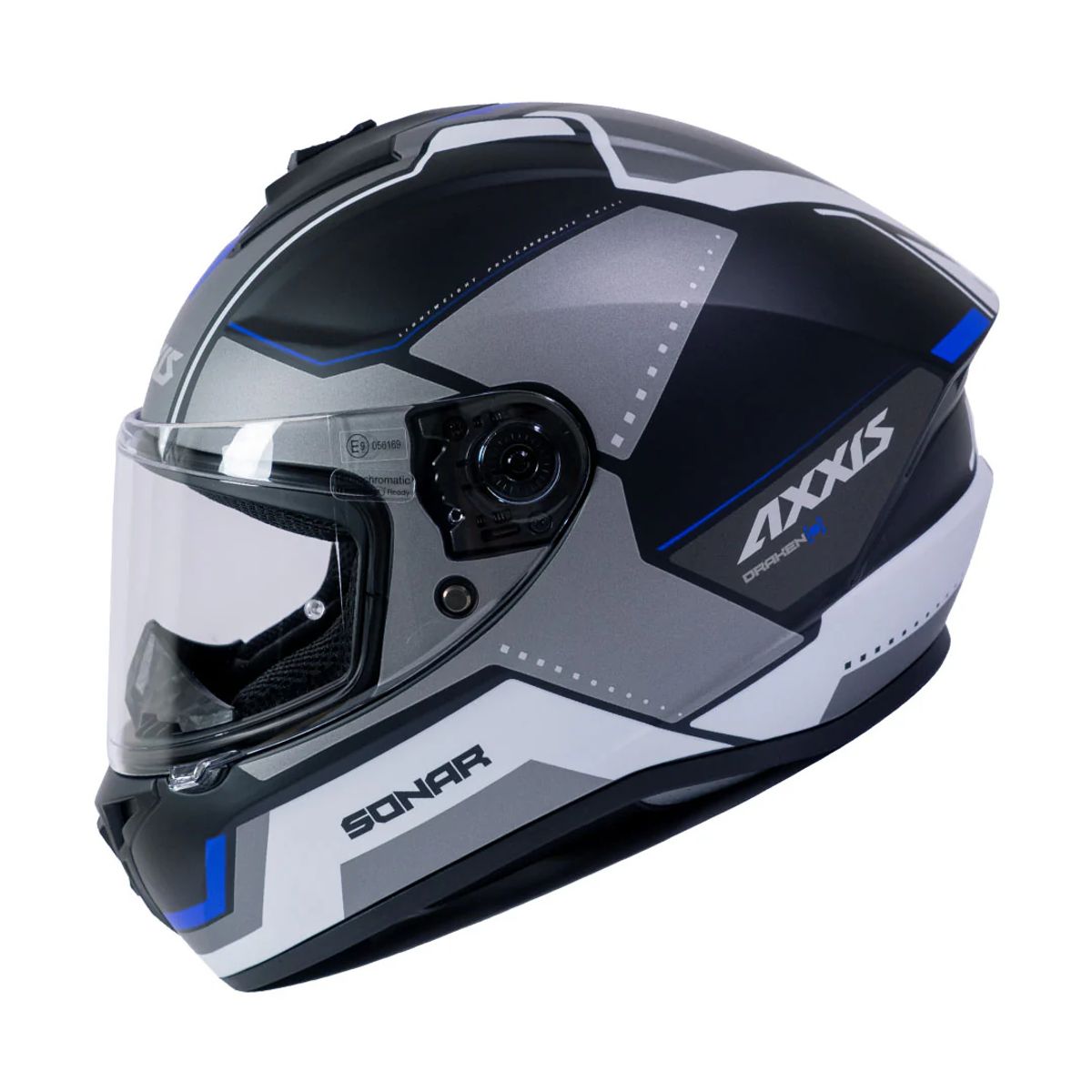 AXXIS - Casco Axxis Draken S Sonar Azul Mate