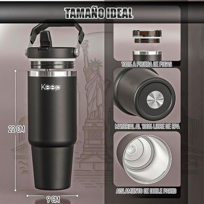 Imagen 2 del producto Botella Termica Keep Vaso Térmico 850 Ml Botella Insulada