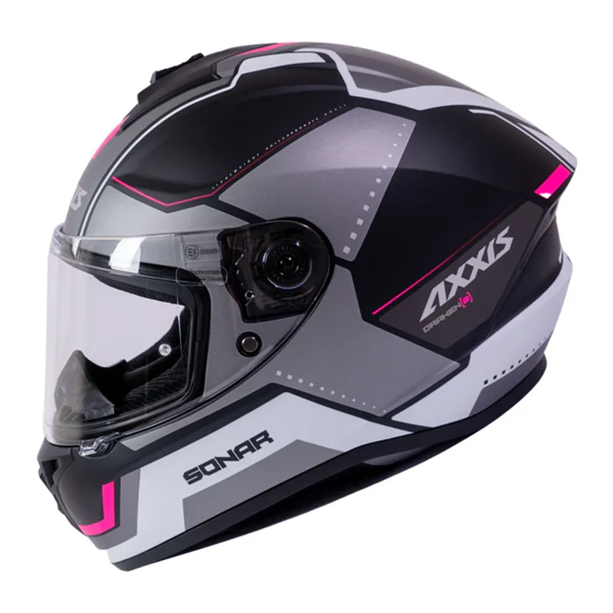 AXXIS - Casco Axxis Draken S Sonar Rosa Mate