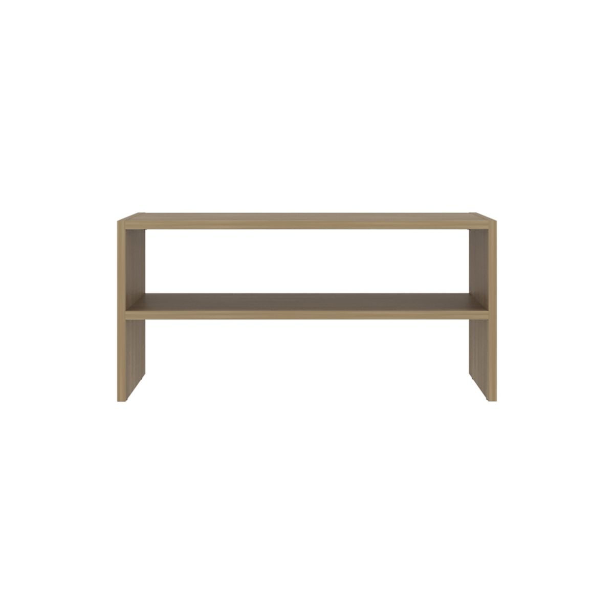 FMFURNITURE - Zapatero Apilable 349x72x341 Cm Café Claro