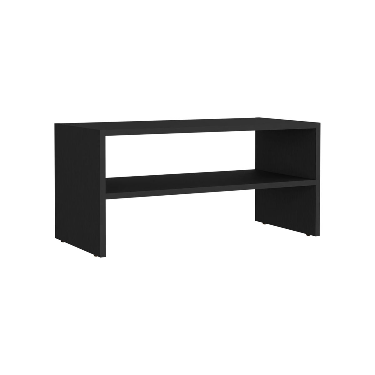 FMFURNITURE - Zapatero Apilable 349x72x341 Cm Negro
