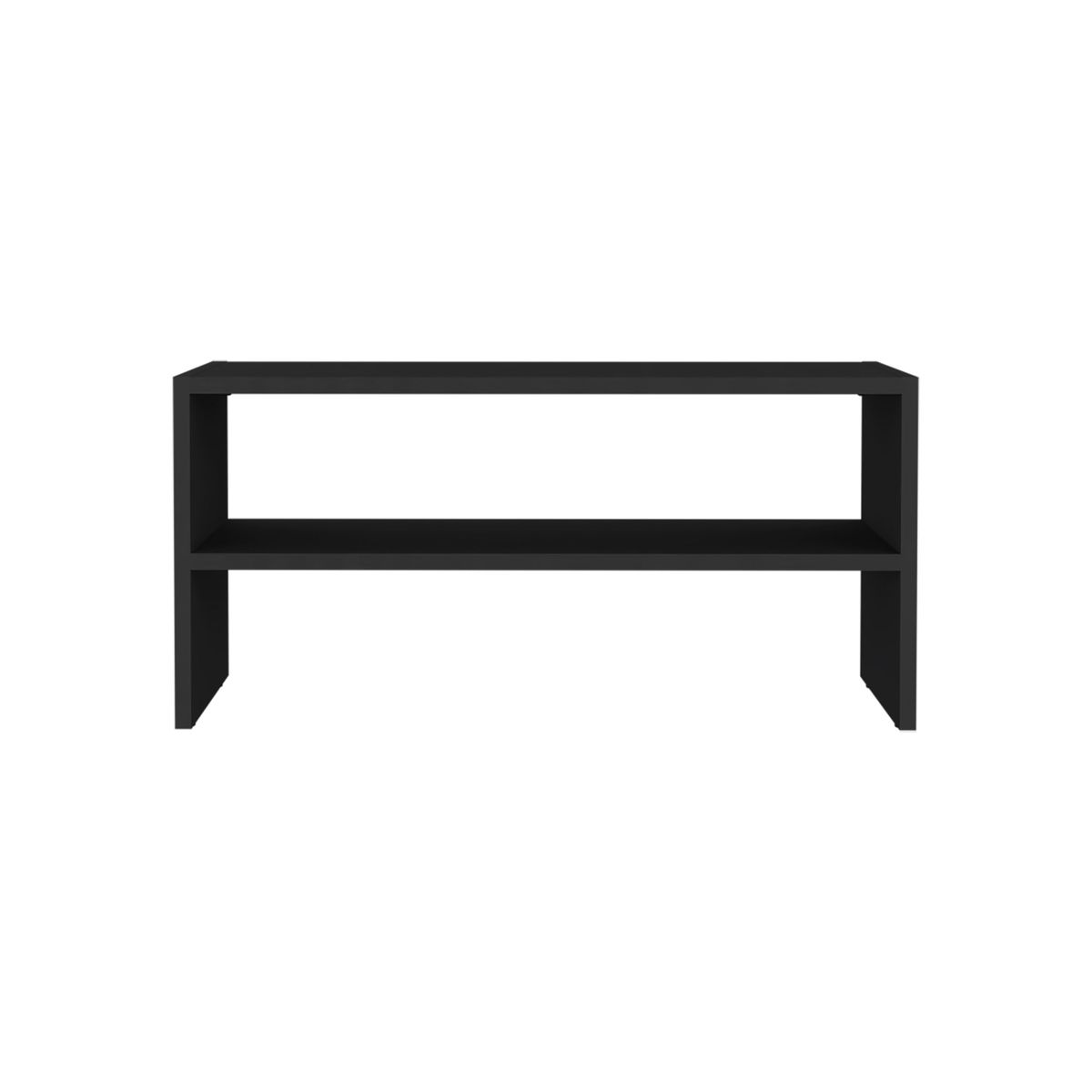 FMFURNITURE - Zapatero Apilable 349x72x341 Cm Negro