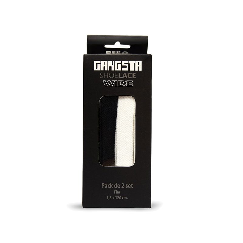 GANGSTA - Cordones Gangsta Sl Corp Unisex Negro