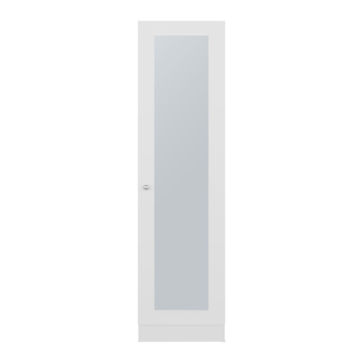 FMFURNITURE - Closet 1 Puerta Con Espejo 1801x491x302 Cm Blanco