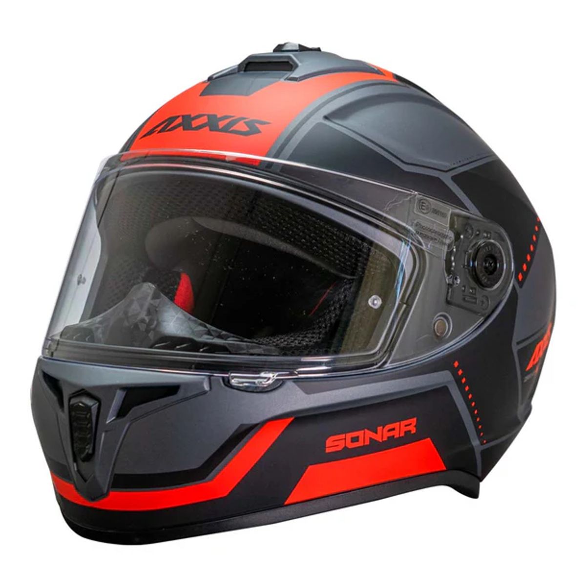 AXXIS - Casco Axxis Draken S Sonar Rojo Fluor Mate