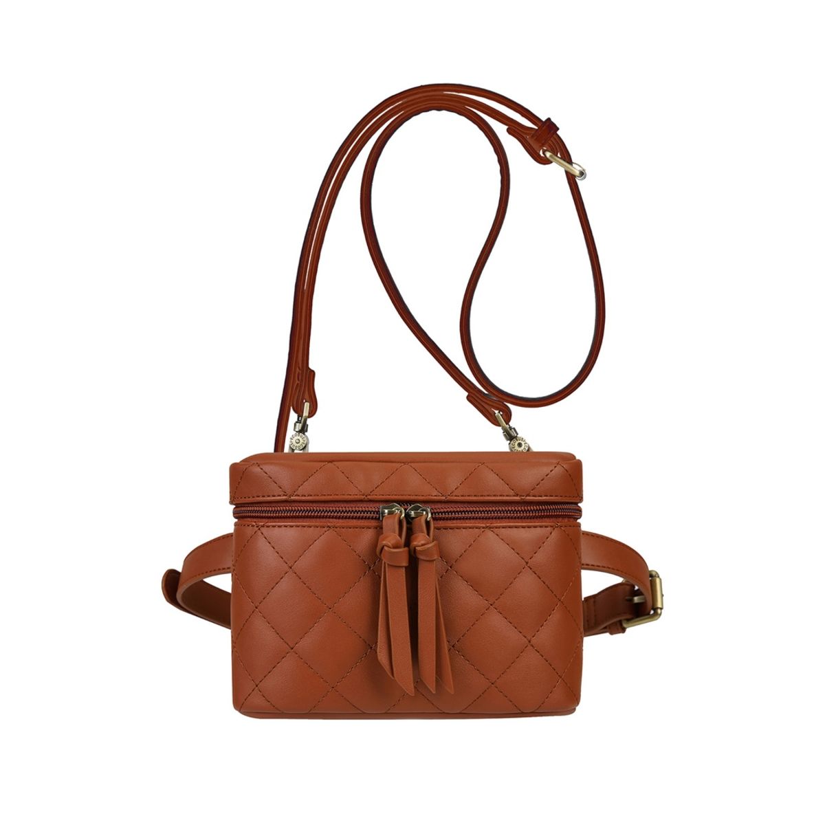 ECOSUSI - Ecosusi Riñonera Acolchada - Marrón