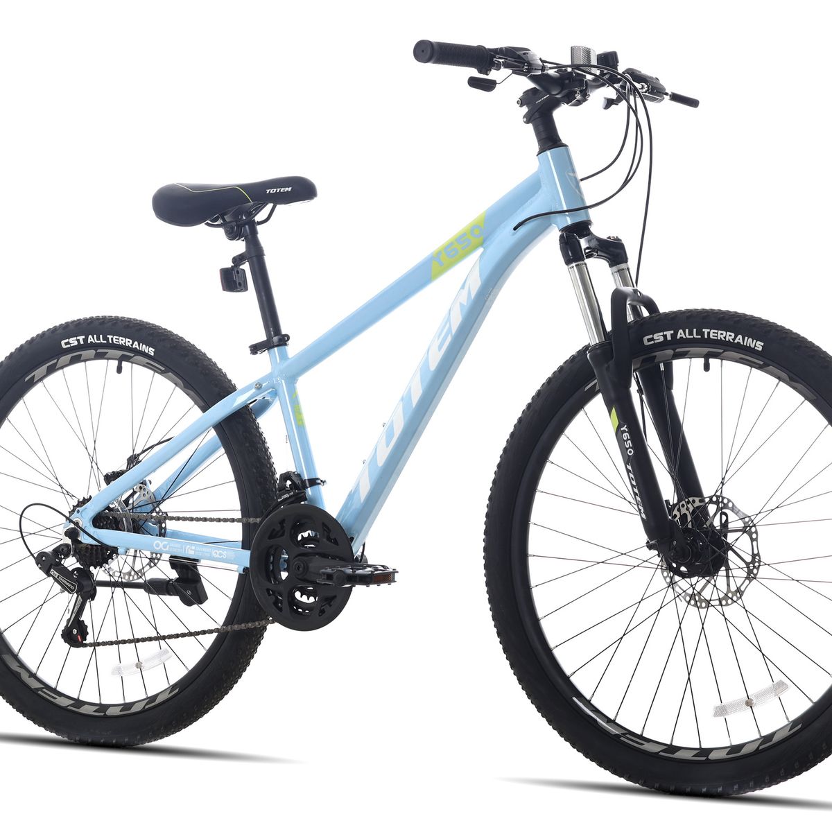 TOTEM - BICICLETA TOTEM MTB ARO 26 MODELO Y650 CELESTE VERDE