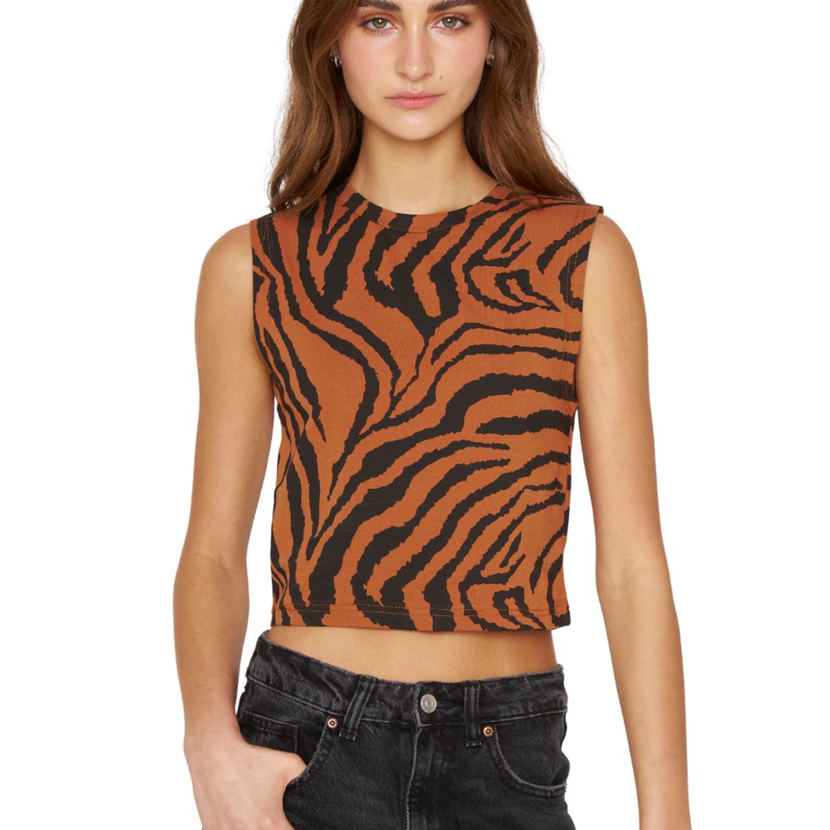 JACINTA TIENDA - Polera Ale II animal print Jacinta Tienda