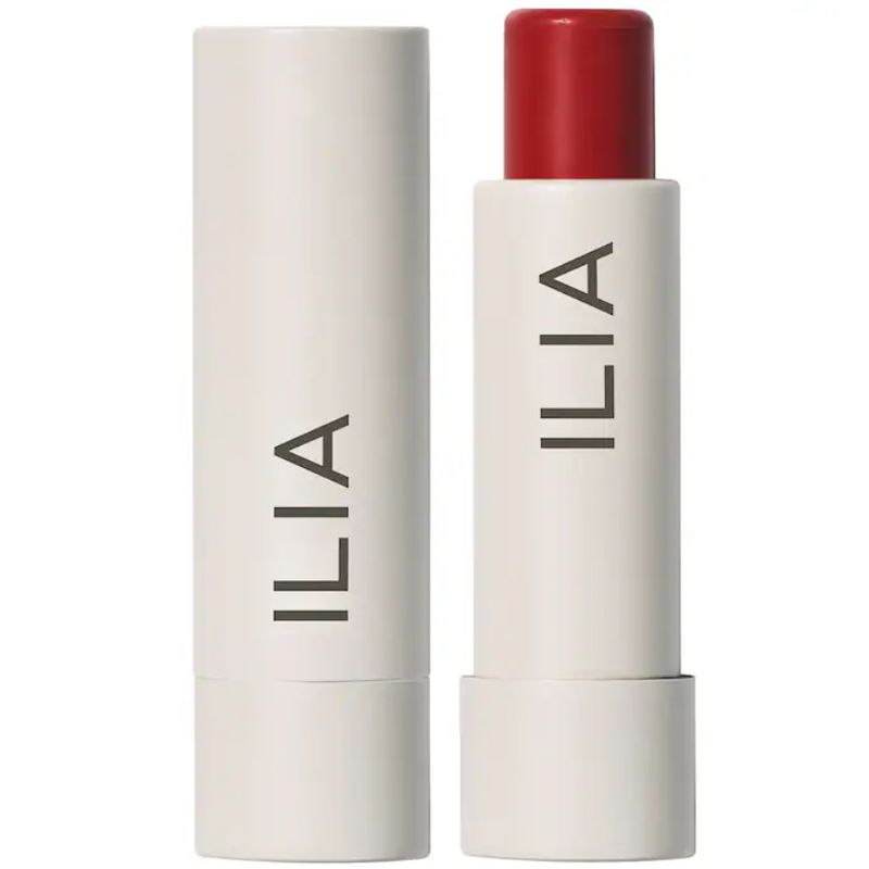 ILIA BEAUTY - Bálsamo Labial Hidratante Balmy Tint Heartbeats - Rojo Cálido ILIA
