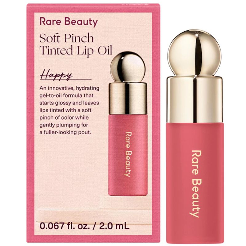 RARE BEAUTY - Mini Aceite Labial con Tinte Soft Pinch - Happy Rare Beauty