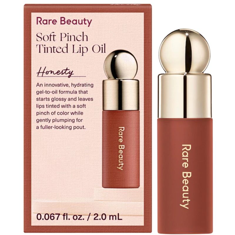 RARE BEAUTY - Mini Aceite Labial con Tinte Soft Pinch - Honesty Rare Beauty