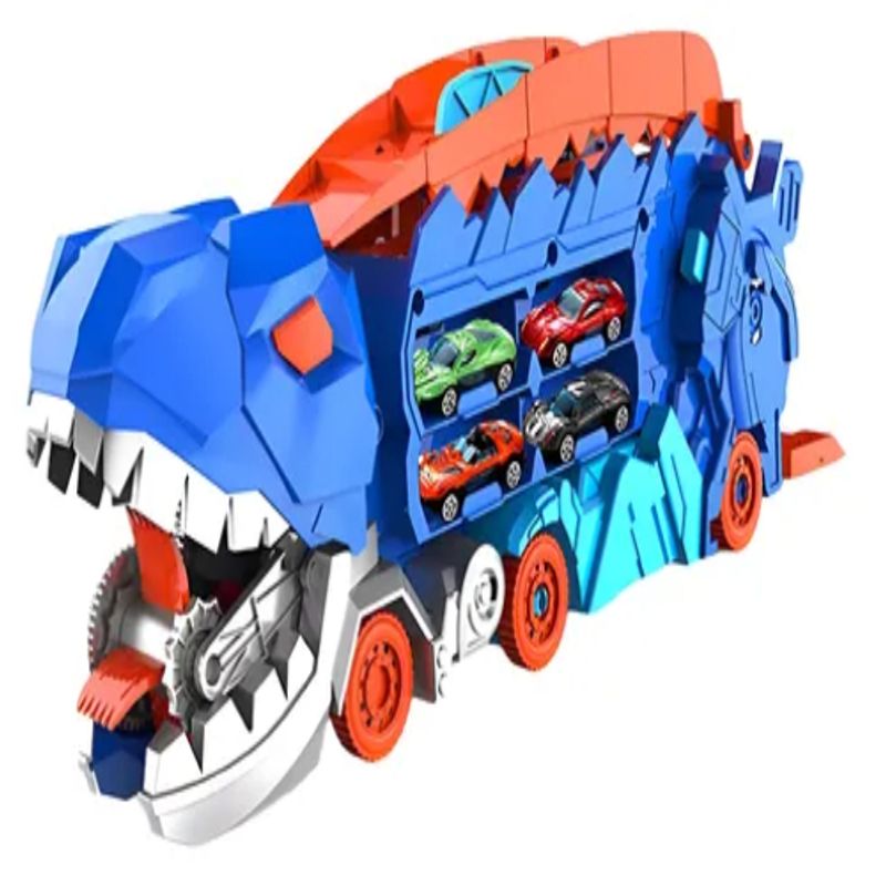 GENERICO - Minicamión 8 Coches De Juguete Con Forma De Dinosaurio