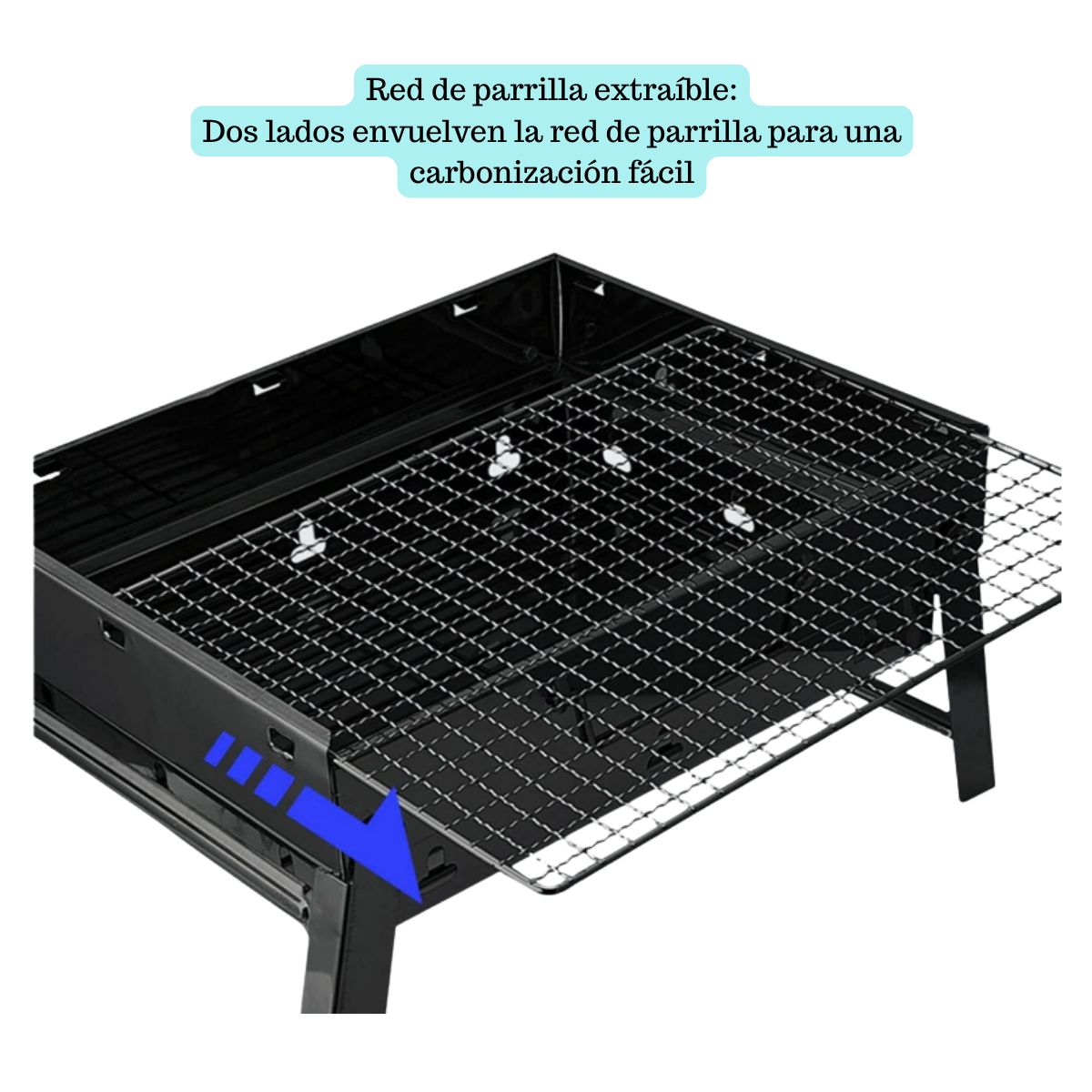 EKOL TACTICA MILITAR - Parrilla Barbacoa Portátil Camping + Set De Regalo