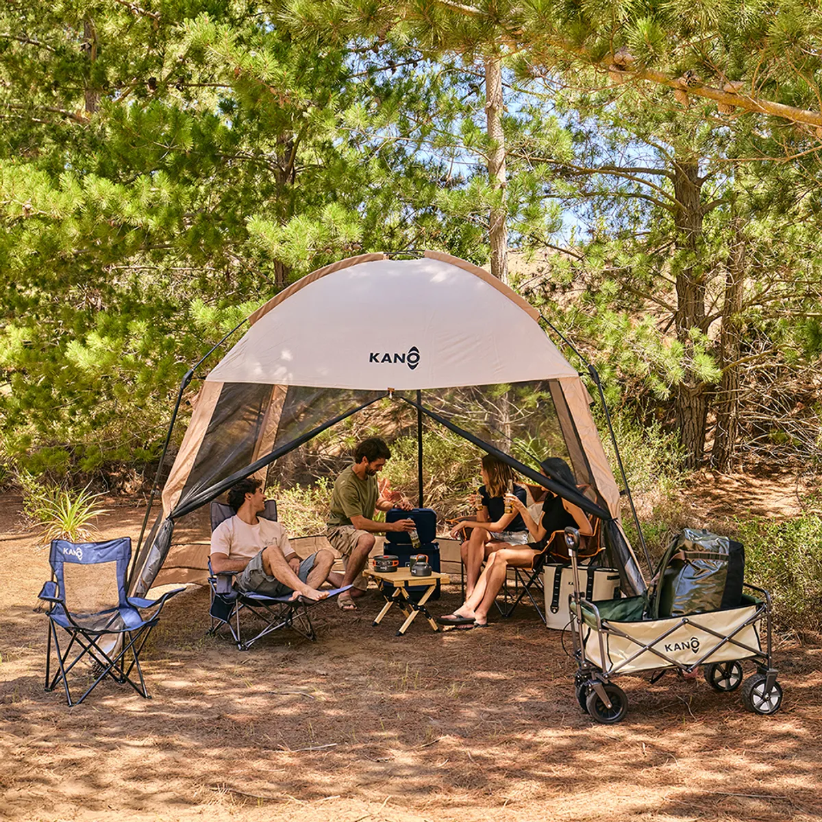 KANO - Carpa Comedor Kano Chaiten Toldo 10 personas Camping Playa