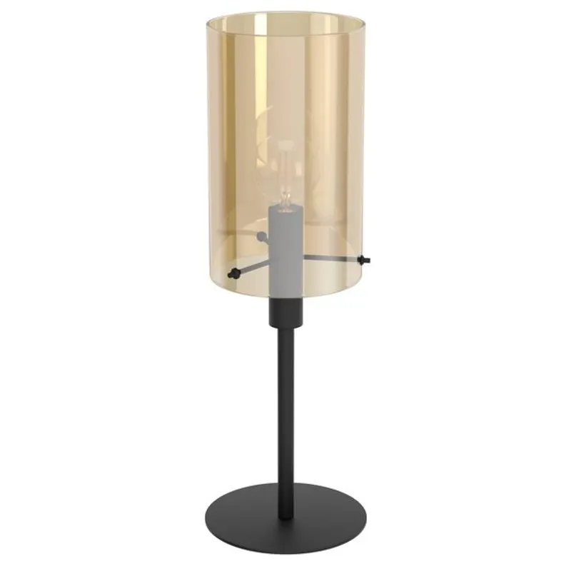 EGLO - Lámpara Sobremesa Polverara Ambar Dm180 E27 1x40w Cod39541