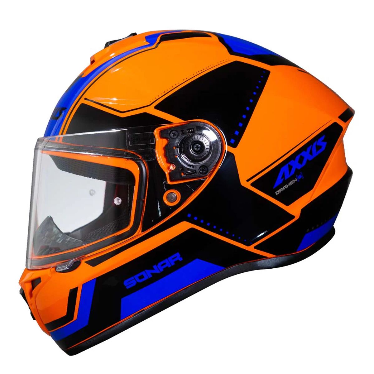AXXIS - Casco Axxis Draken S Sonar Naranja Brillo