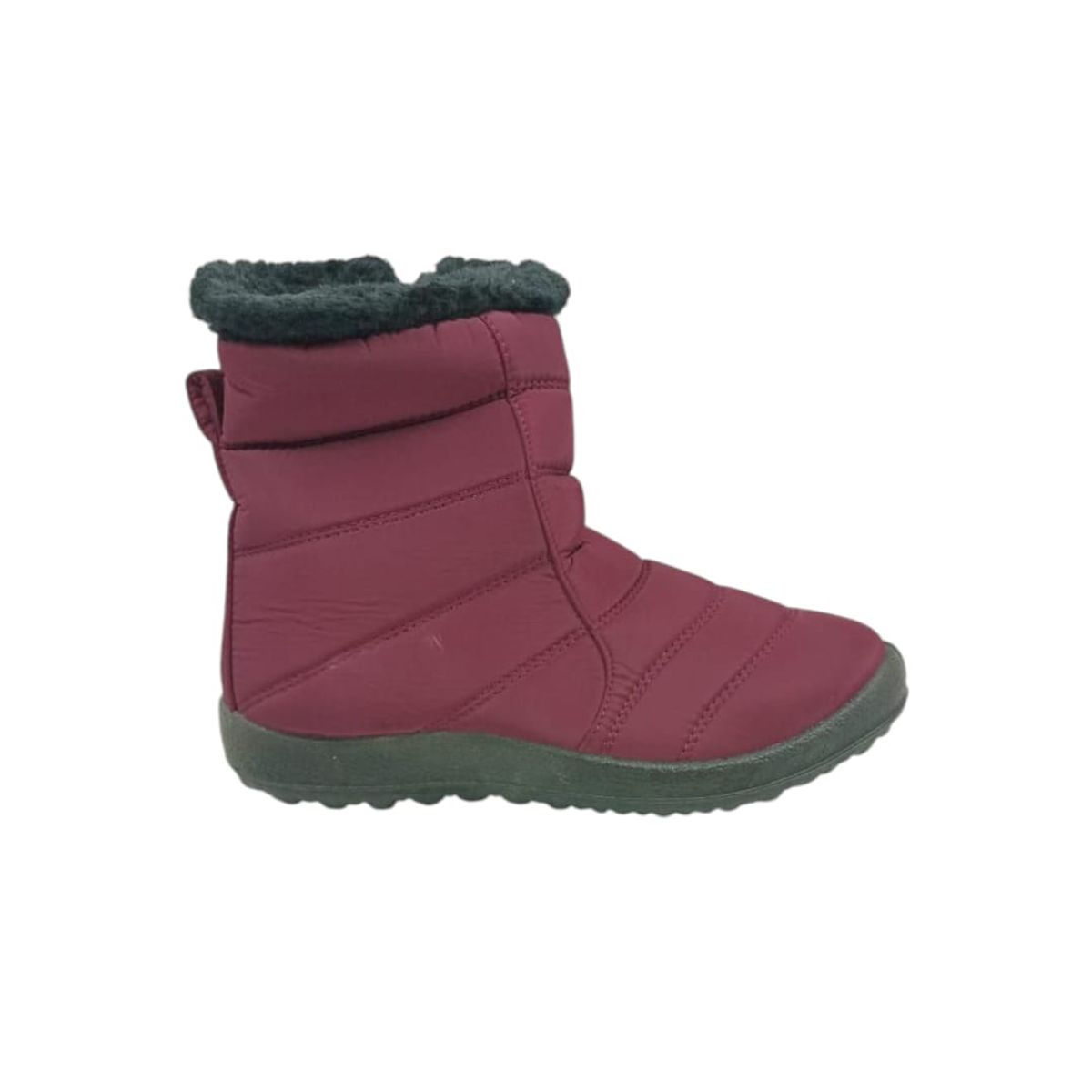 HERIEL - Bota Burdeos Impermeable Mujer