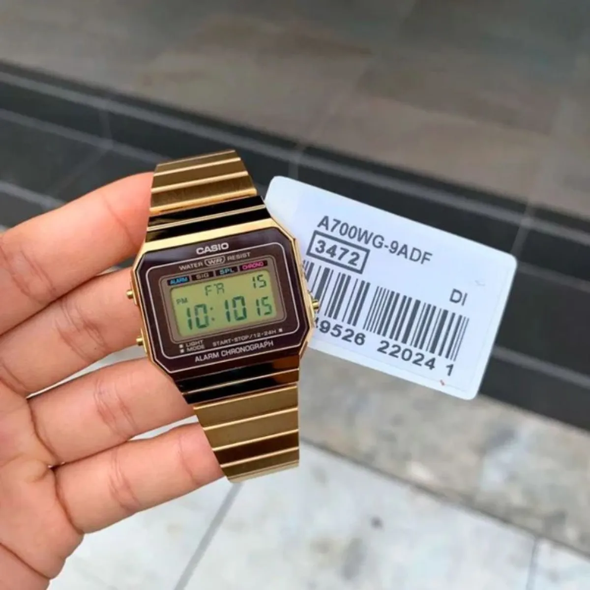 CASIO - Reloj Casio Vintage Unisex A700WG-9ADF Dorado Slim