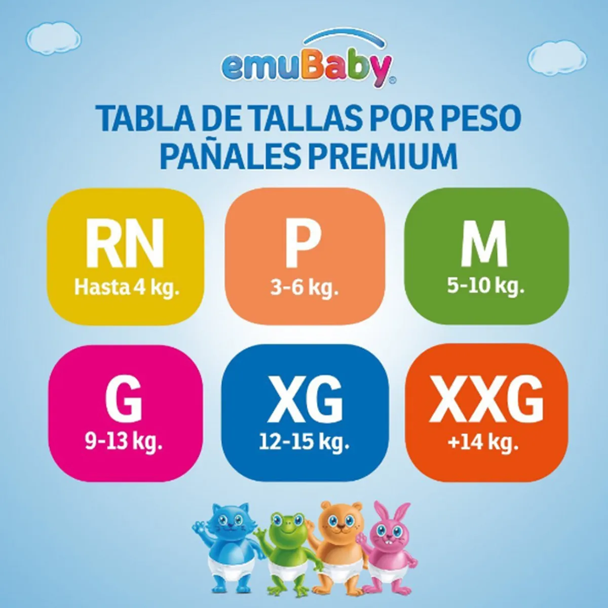 EMUBABY - Pañal Emubaby Comfort X4 G 18 (72 Pañales)