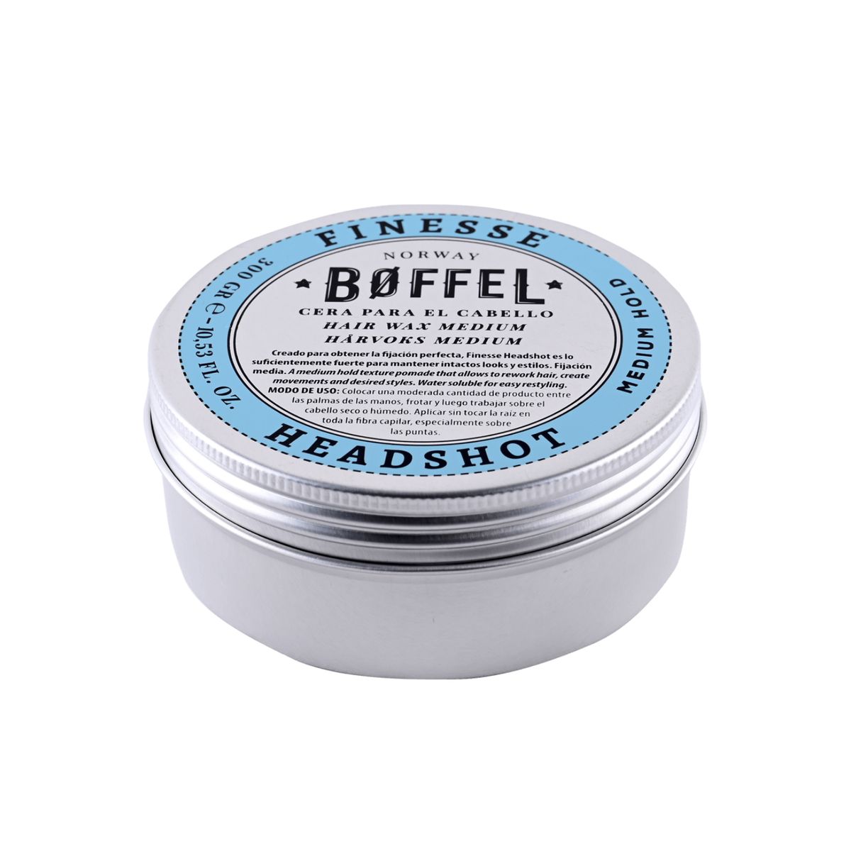 BOFFEL - Cera Boffel Finesse Headshot 300g Fijación Media Media