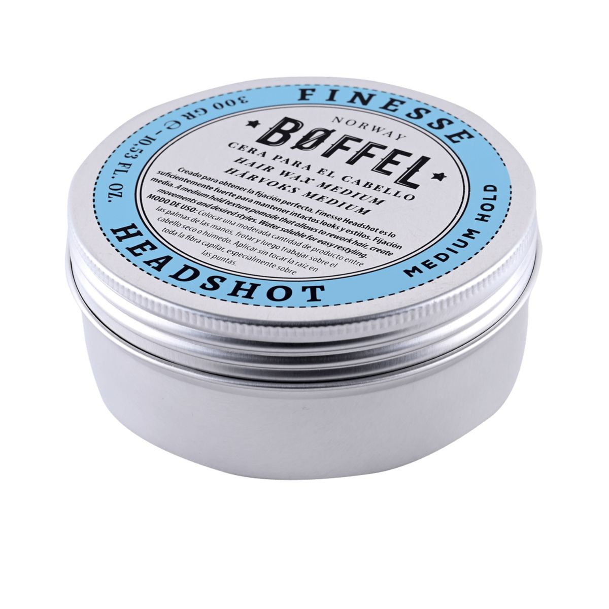 BOFFEL - Cera Boffel Finesse Headshot 300g Fijación Media Media