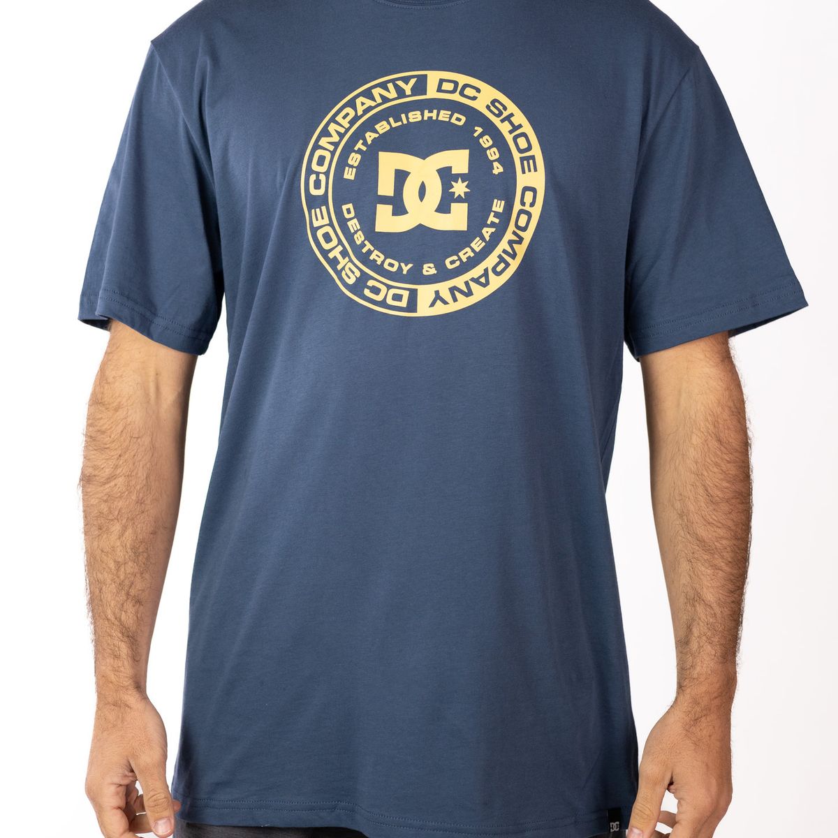 DC SHOES - Polera Hombre Corpo Azul DC