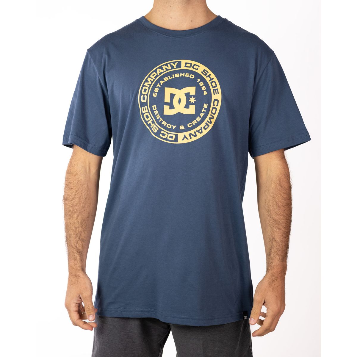 DC SHOES - Polera Hombre Corpo Azul DC