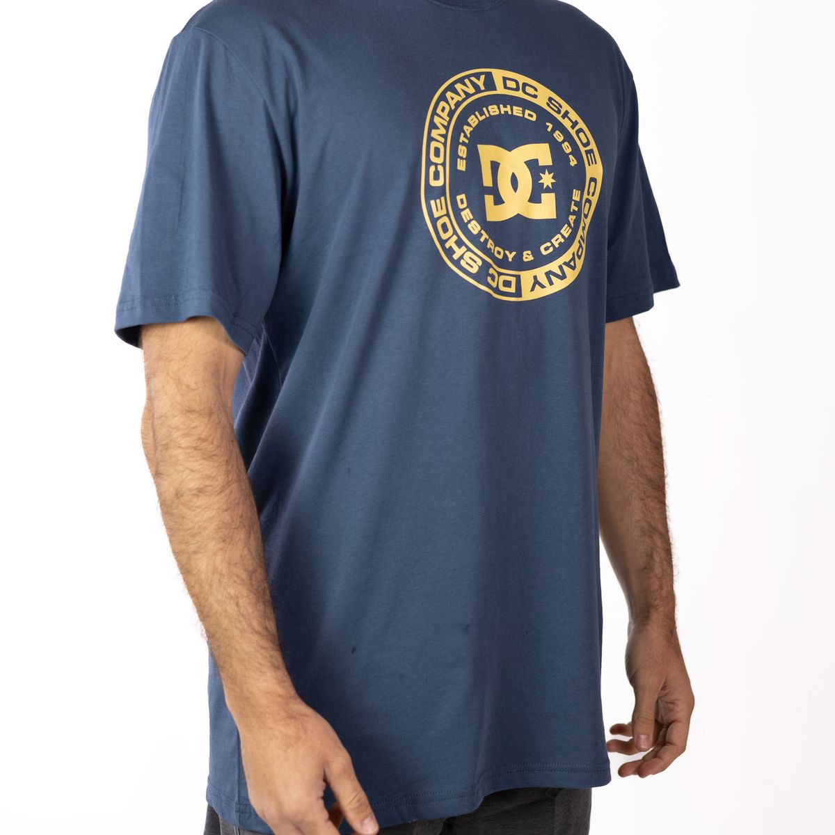 DC SHOES - Polera Hombre Corpo Azul DC