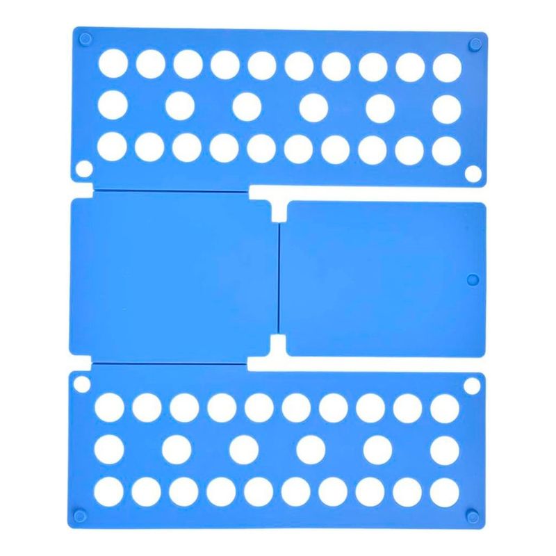 GENERICO - Organizador Doblador Ropa Infantil Tabla Plegable Azul