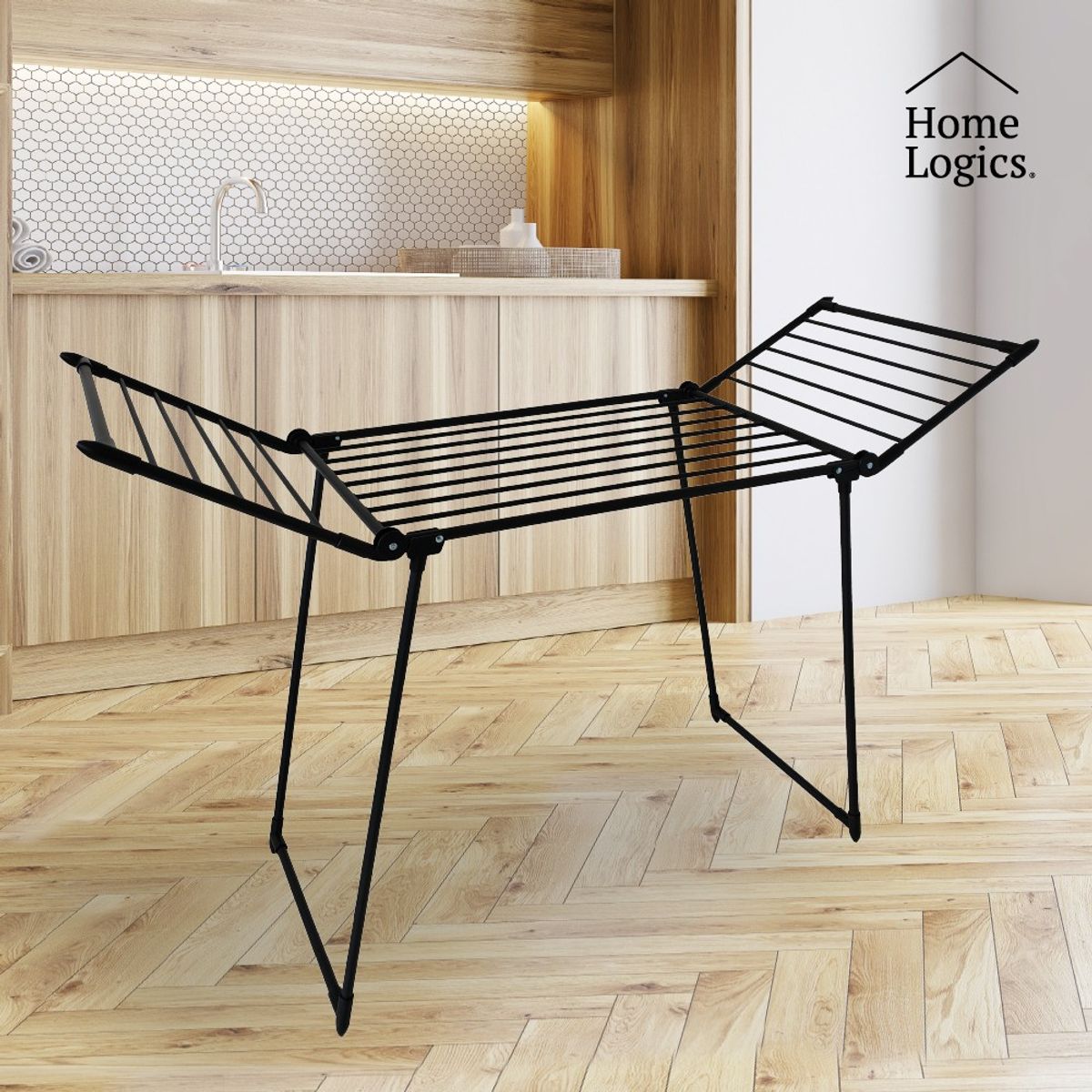 HOME LOGICS - Tendedero Colgador Secador Ropa 1 Nivel Home Logics