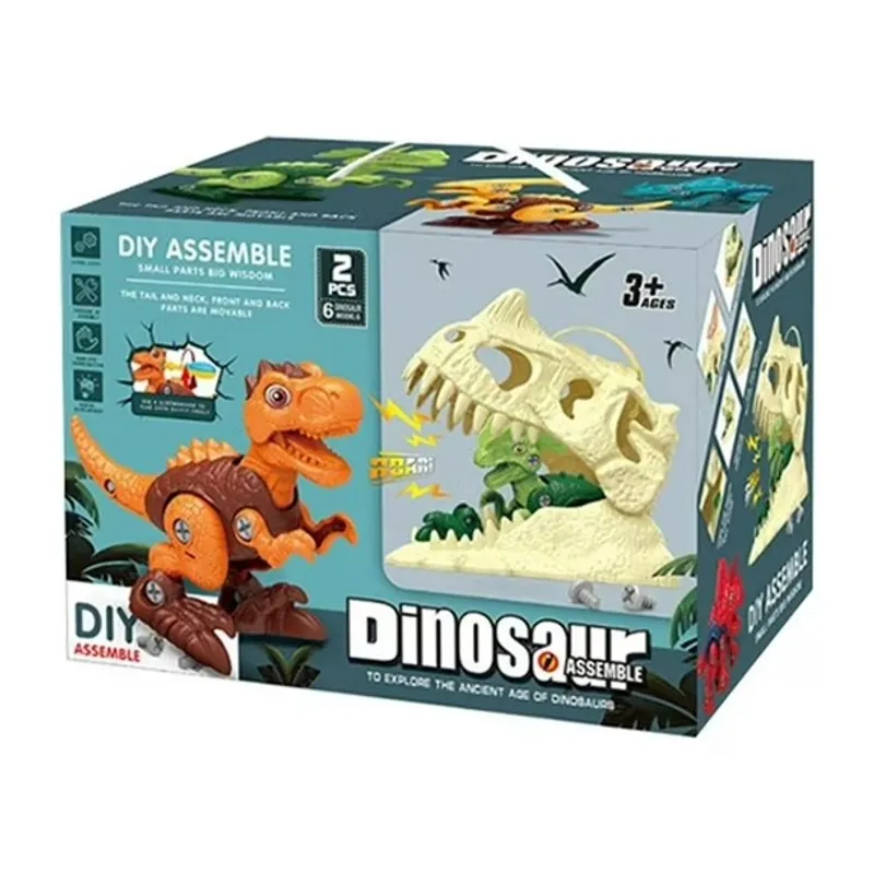 GENERICO - Dinosaurios Armables con Destornillador Juguete Educativo