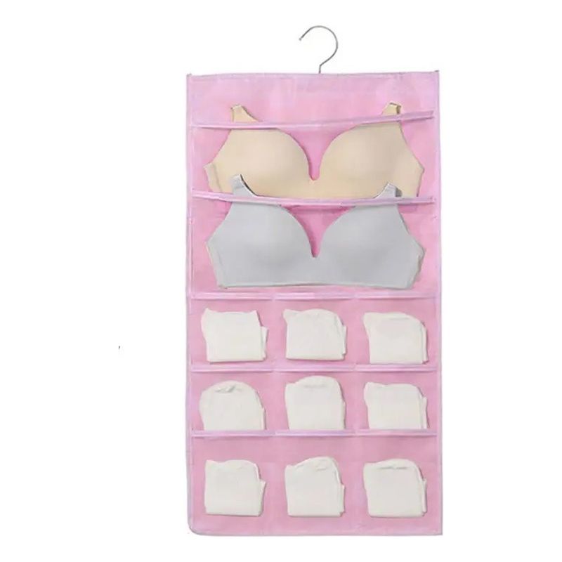 GENERICO - Organizador Colgante Ropa Interior Rosa 5 Niveles