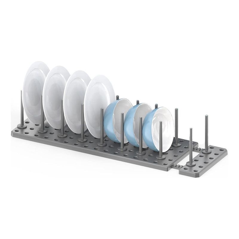GENERICO - Estante Ajustable Drenaje Cocina Organizador Cajón Gris