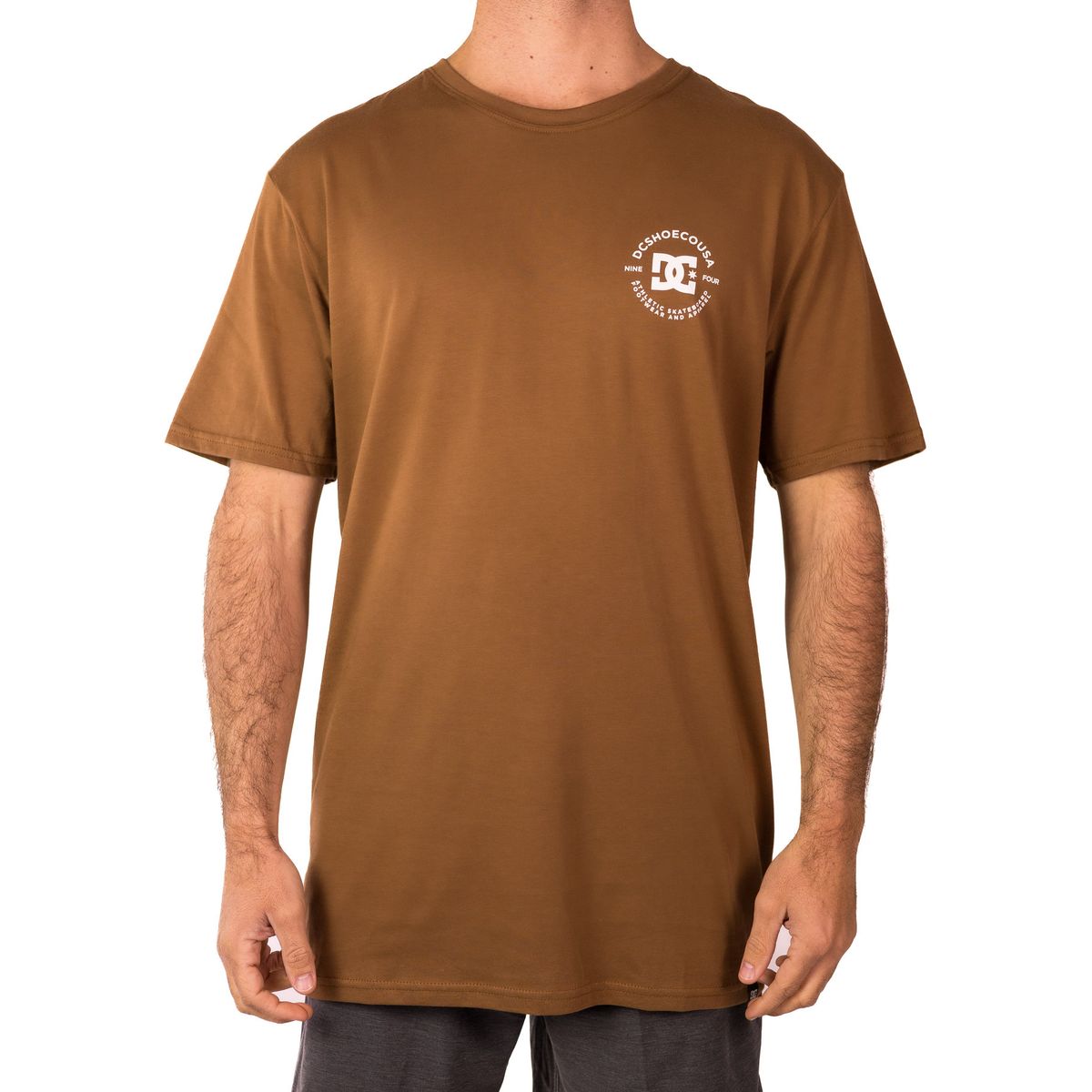 DC SHOES - Polera Hombre Star Pilot Café DC