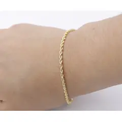 GENERICO - Pulsera Tejido Tourbillon Oro Laminado 18k