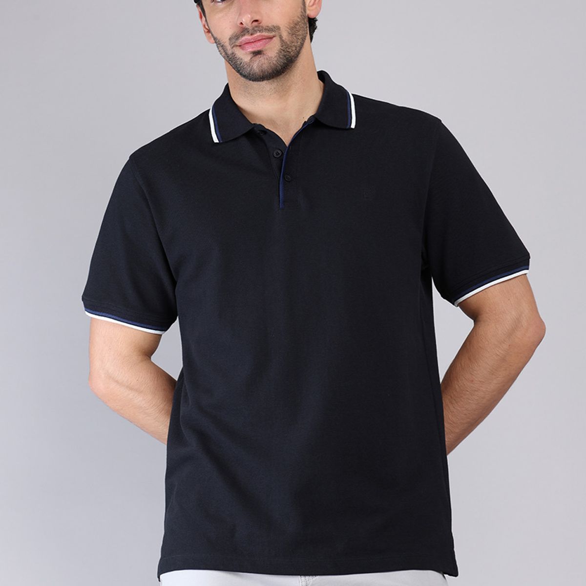 PIERO BUTTI - Polera Pique Cuello Polo Piero Butti PIERO BUTTI