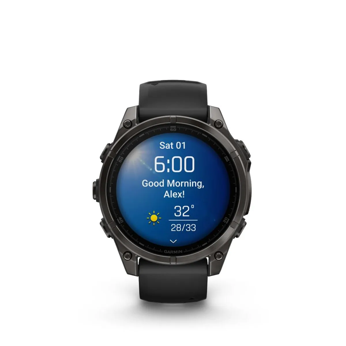 GARMIN - Smartwatch fenix 8 - 47mm Carbon Gray
