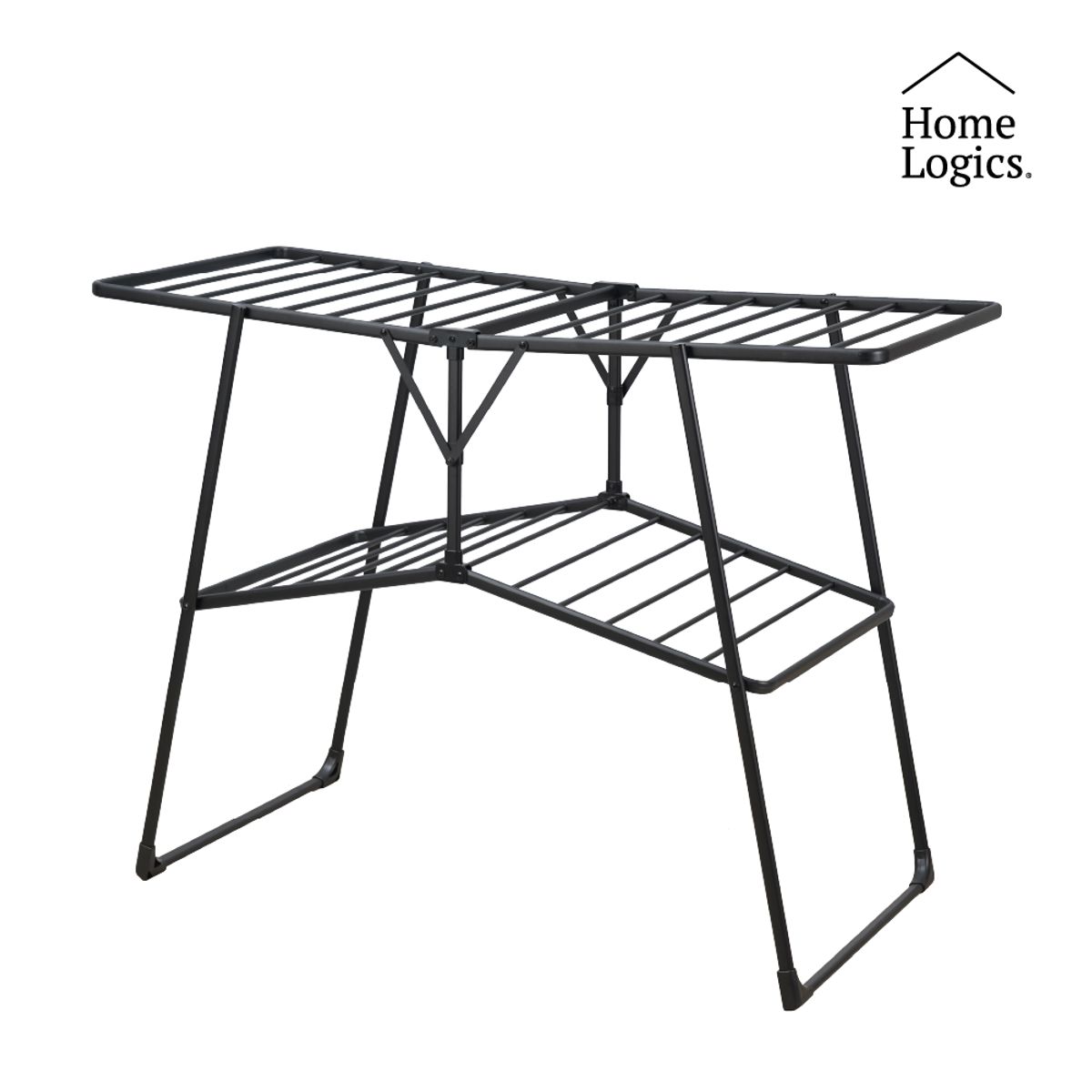 HOME LOGICS - Tendedero Colgador Secador Ropa 2 Niveles Home Logics