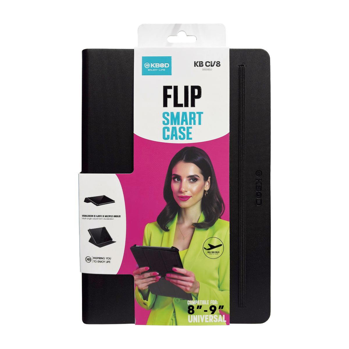 KBOD - Funda Carcasa Protectora de Tablet Kbod Flip Smart Cover 8 a 9 Pulgadas