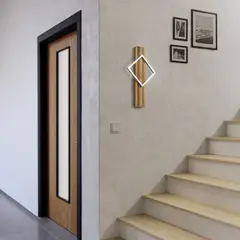 EGLO - Apliqué de Pared Boyal Negro Cafe Led 1X13W IP20 Cód901934