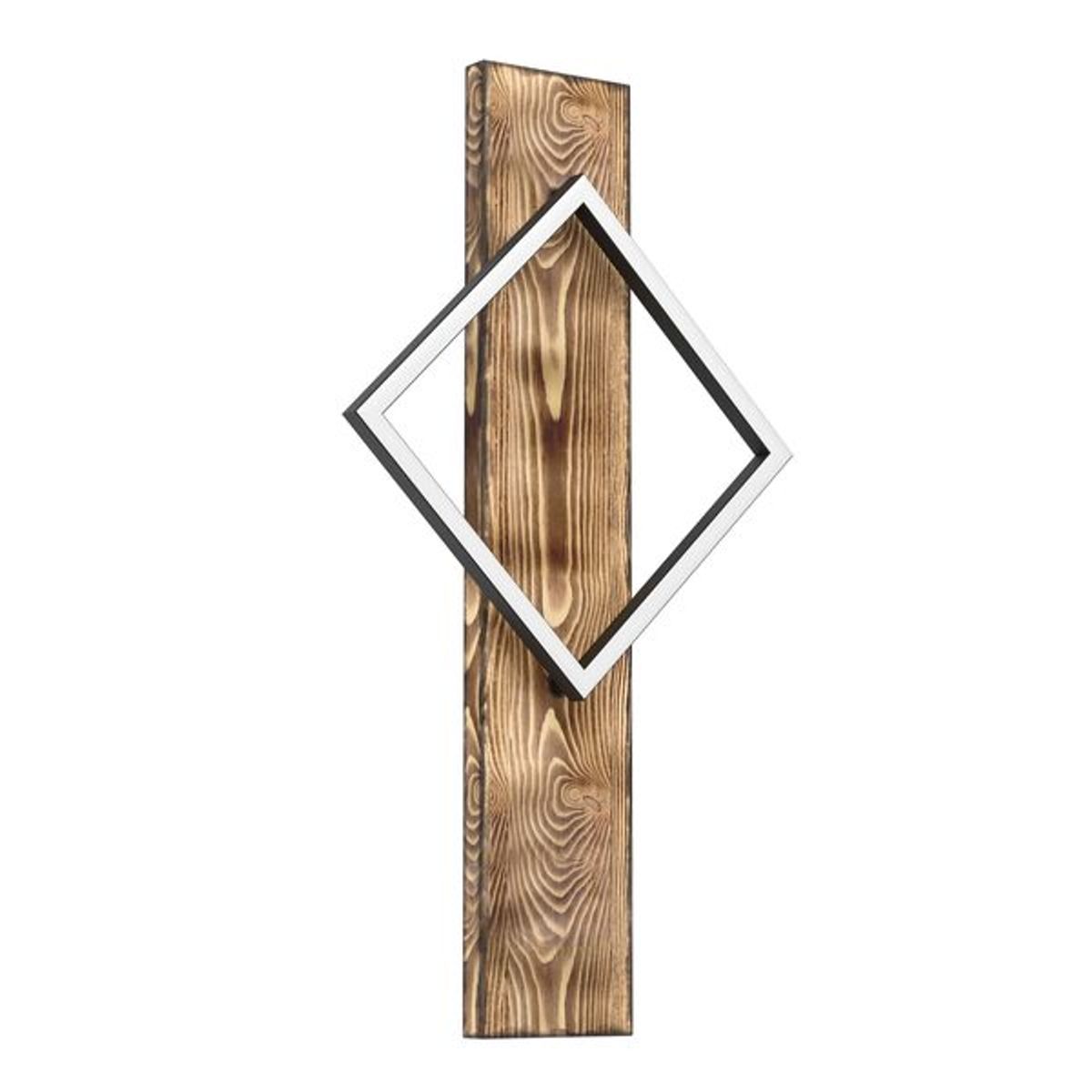 EGLO - Apliqué de Pared Eglo Boyal Negro Cafe Led 1X13W IP20 Cód901934