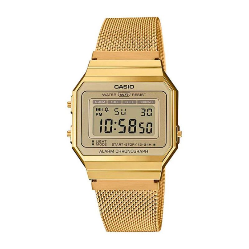 CASIO - Reloj Casio Vintage A700WMG-9ADF Dorado Milanese Slim