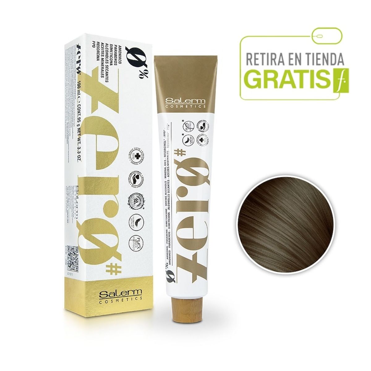 SALERM - SALERM Tintura Zero Sin Amoniaco 6,0 Rubio oscuro