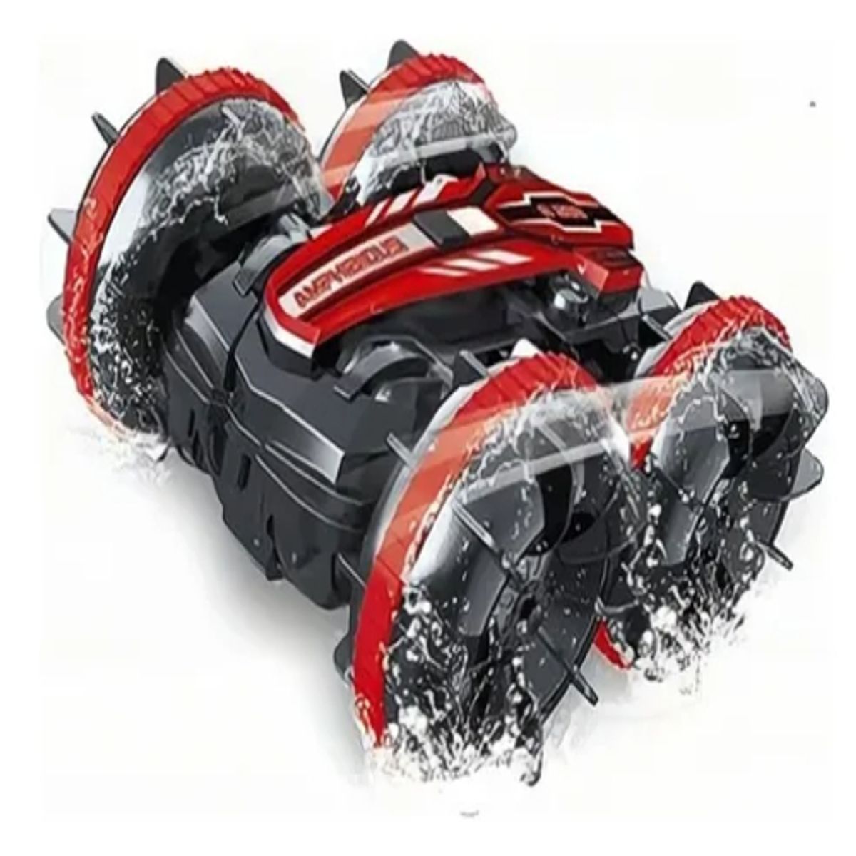 GENERICO - Carrito Control Remoto Anfibio Stunt Recargable 360 Grados