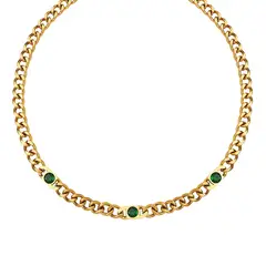 LUX JOYAS - Collar Baño Oro 18k Grumet Circones