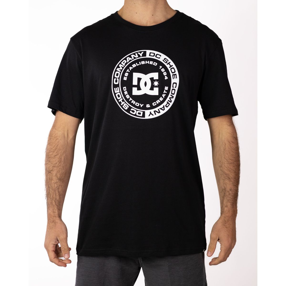 DC SHOES - Polera Hombre Corpo Negro DC